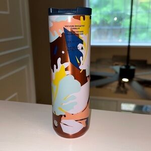 Starbucks Vacuum Insulated Tumbler Rose Gold Leaves